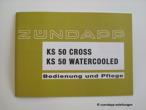 Bedienungsanleitung zündapp - bedienungsanleitung,